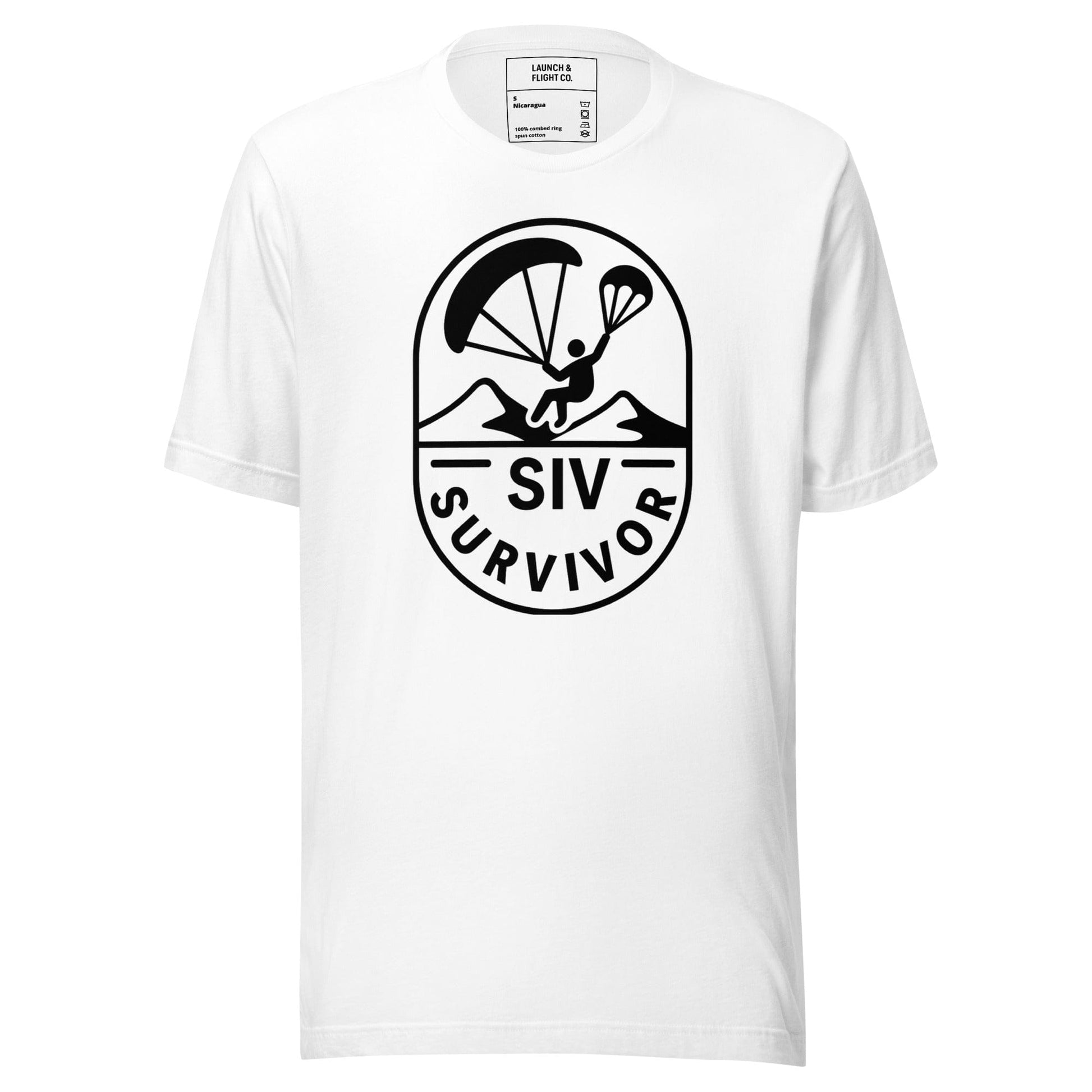 LAUNCH & FLIGHT CO. T-SHIRT White / XS SIV Survivor | Over the Box and Back Again