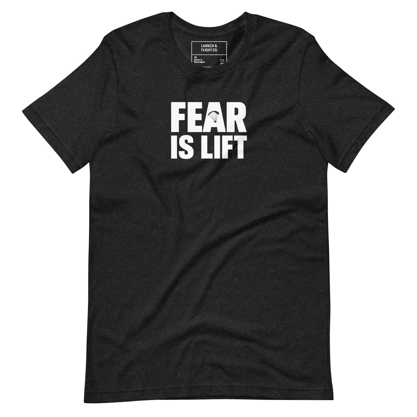 LAUNCH & FLIGHT CO. T-SHIRT XS Fear Is Lift | Fly the Feeling