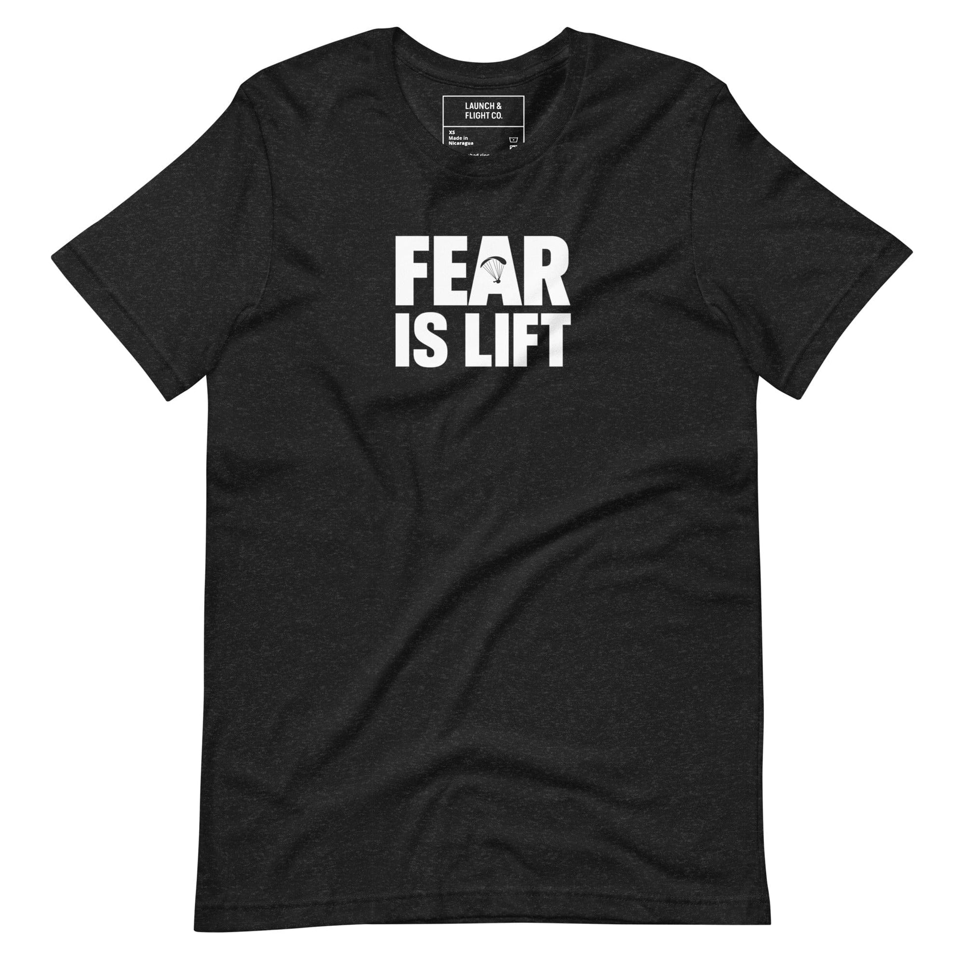 LAUNCH & FLIGHT CO. T-SHIRT XS Fear Is Lift | Fly the Feeling