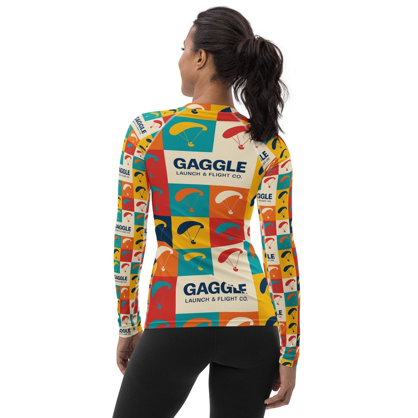 LAUNCH & FLIGHT CO. The Gaggle Rash Guard (Because you weren’t really alone up there.)