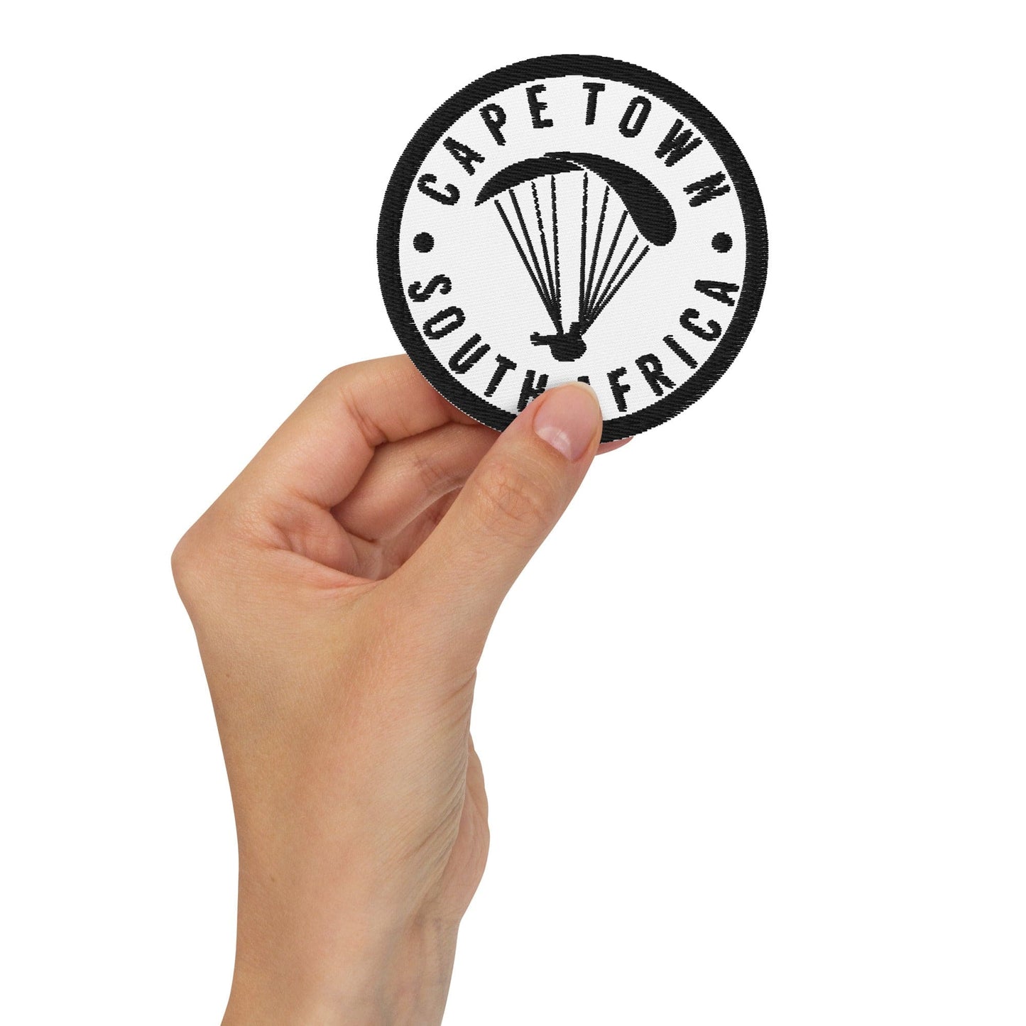 Launch & Flight Co. White Cape Town | Badge of Lift – 3″ Embroidered Patch