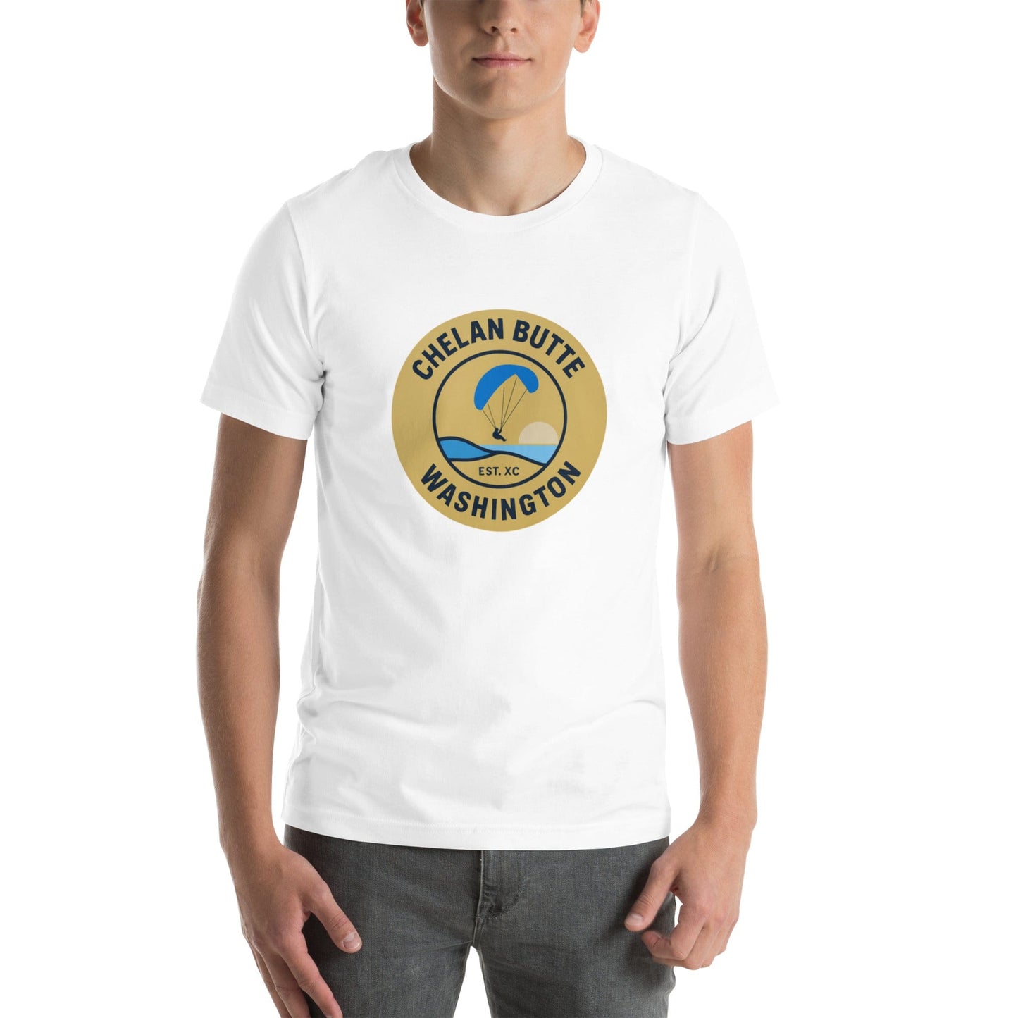 LAUNCH & FLIGHT CO. White / XS Chelan Butte | Thermal Capital Tee