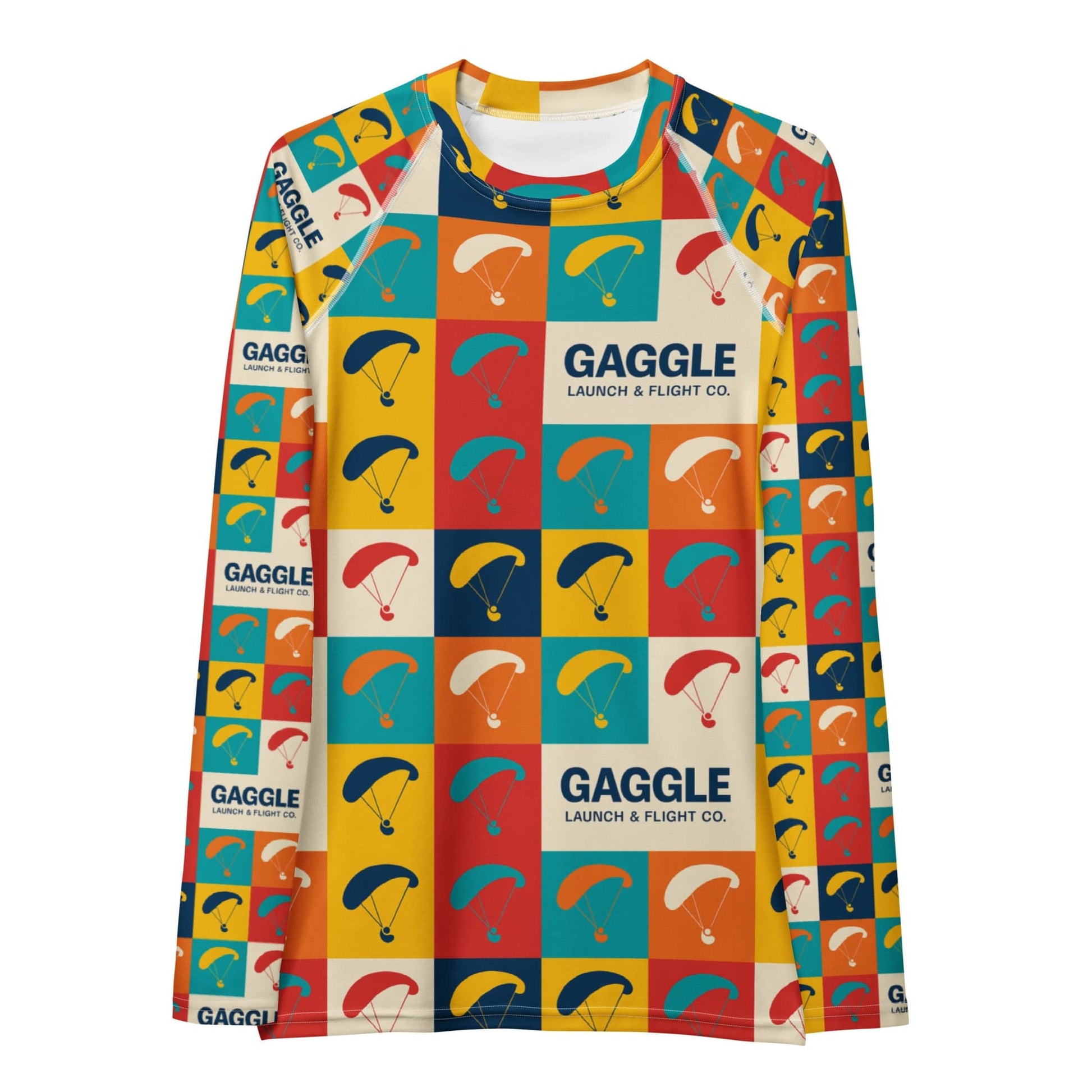 LAUNCH & FLIGHT CO. XS The Gaggle Rash Guard (Because you weren’t really alone up there.)