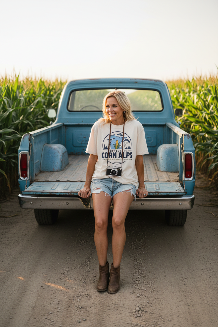 Corn Alps Tee | Cloud Streets & Cornfields
